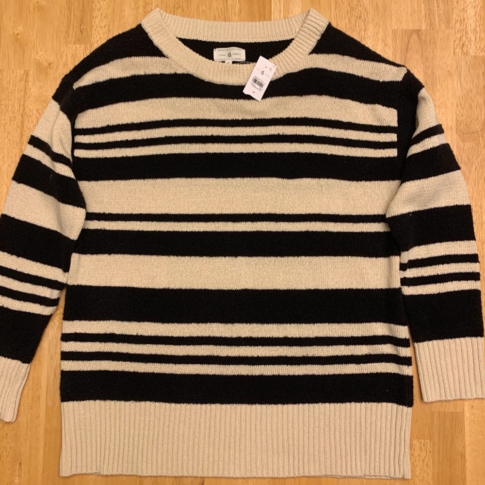 NWT Lou & Grey Medium Striped sweater